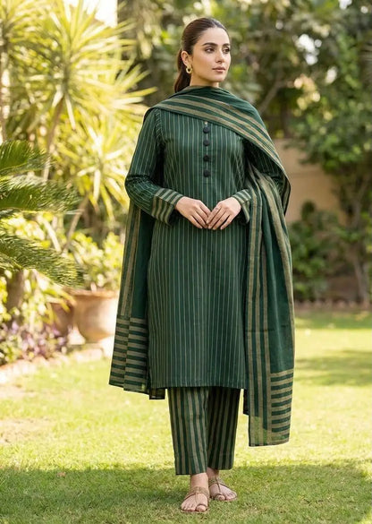 3-Piece Artisanal Winter Sussi Suit — Teal Jade