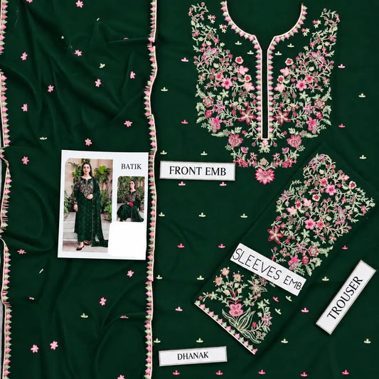 3-Piece Winter Dhanak Suit — Vintage Camel