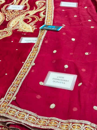 3-Piece Pure Shamoz Silk Suit