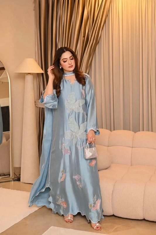 2-Piece Pure Shamoz Silk Suit