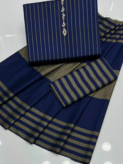 3-Piece Artisanal Sussi Suit — Maroon Geometric