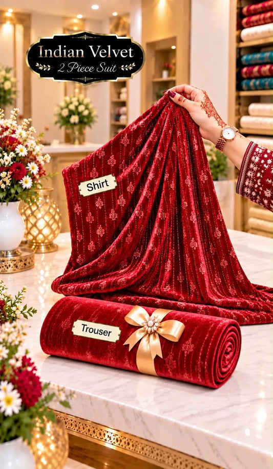 2-Piece Micro Velvet Co-Ord — Emerald Forest